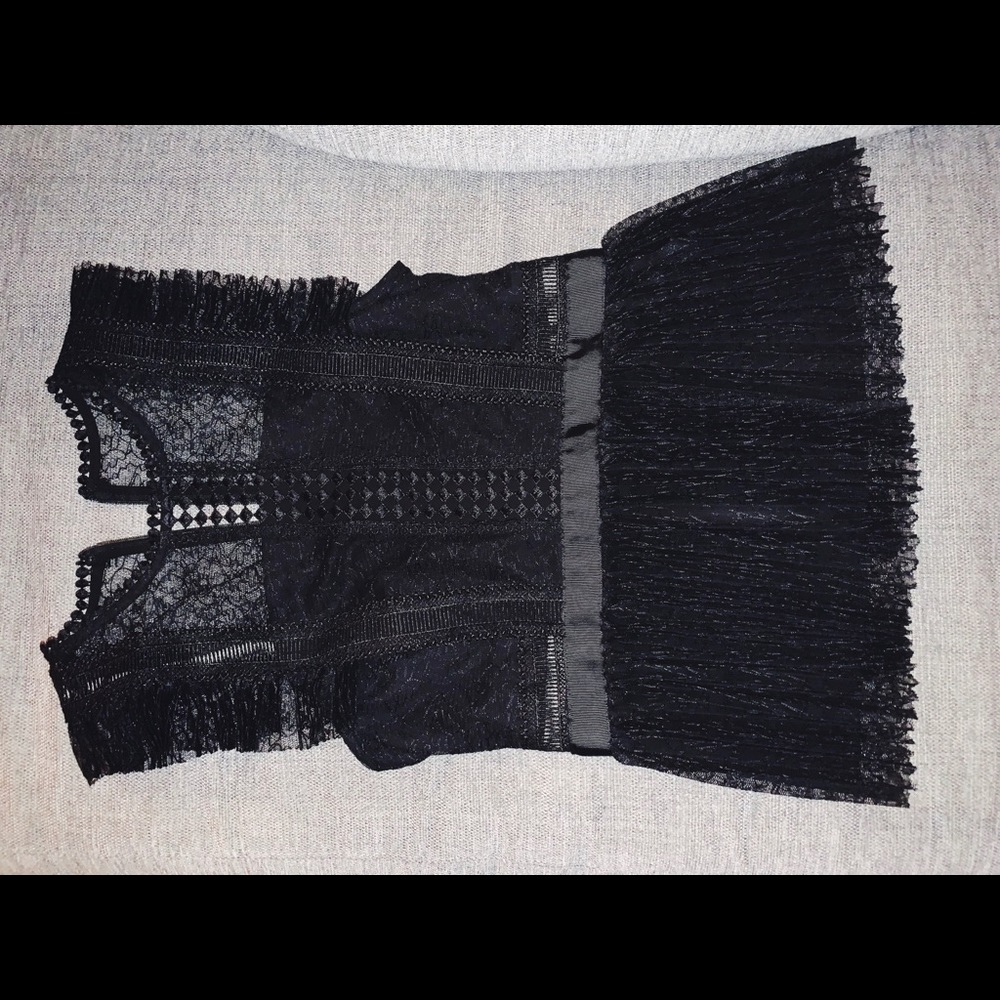 Black Lace Blouse